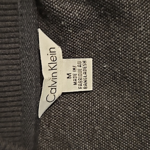 Calvin Klein Vintage Men's Sweater Jacket Size M - Picture 7 of 8